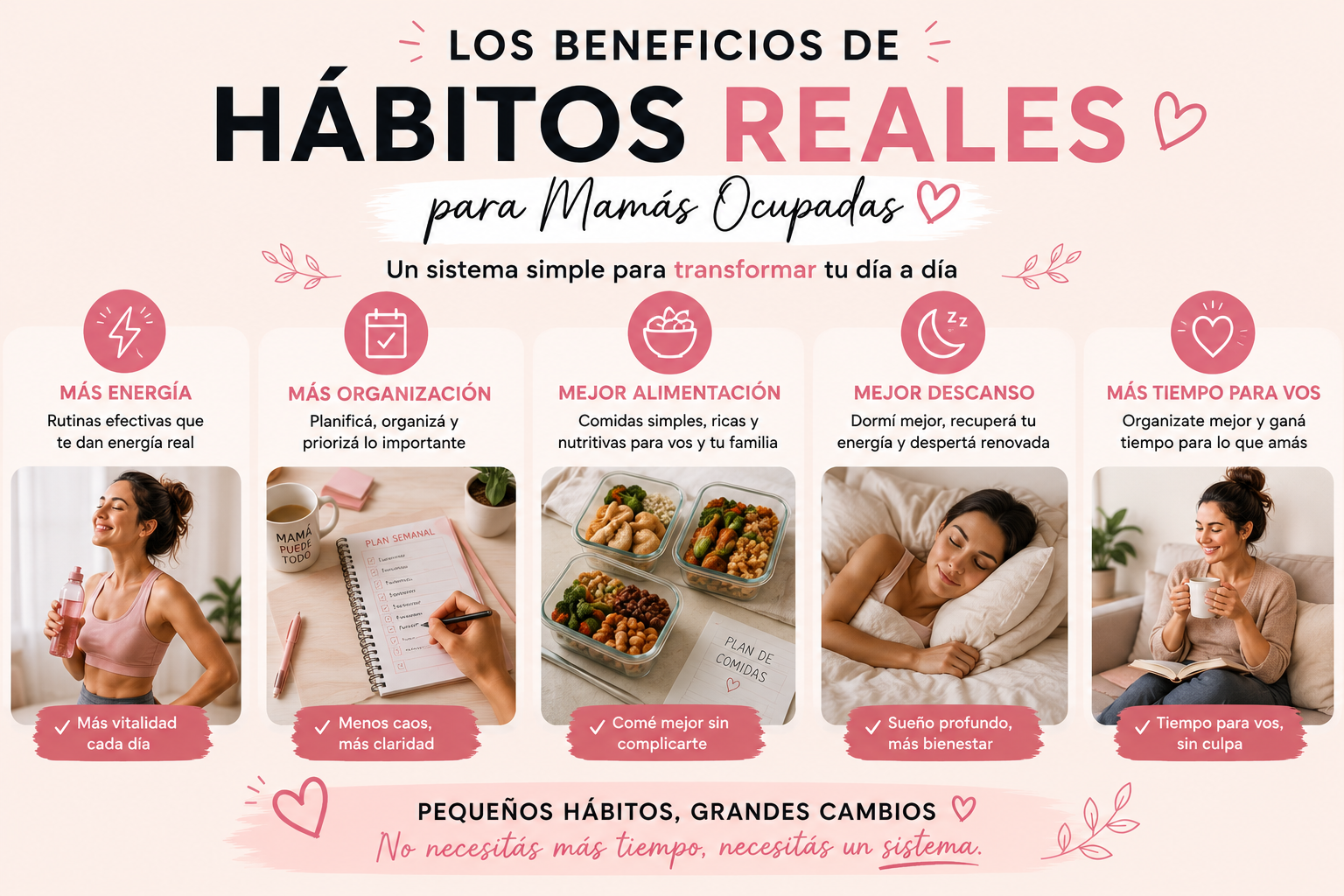 HÁBITOS REALES PARA MAMÁS OCUPADAS