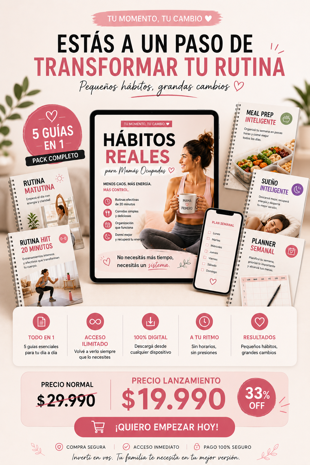 HÁBITOS REALES PARA MAMÁS OCUPADAS