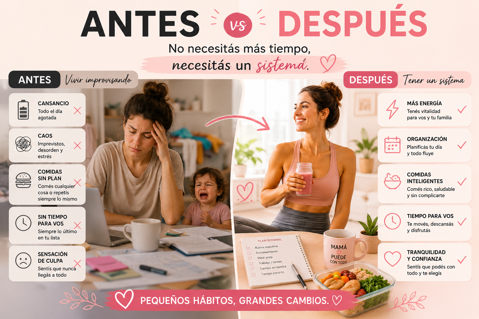 HÁBITOS REALES PARA MAMÁS OCUPADAS